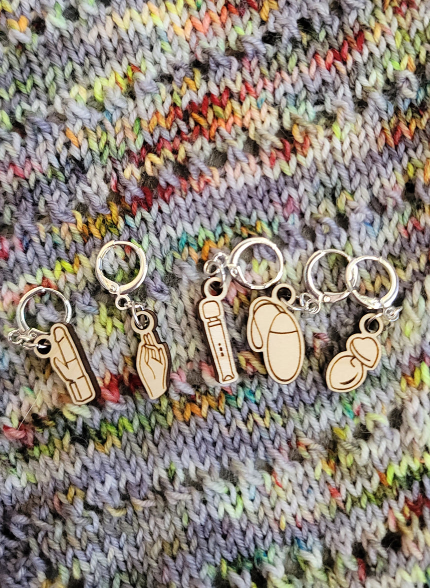 Self Love Stitch Markers 👀