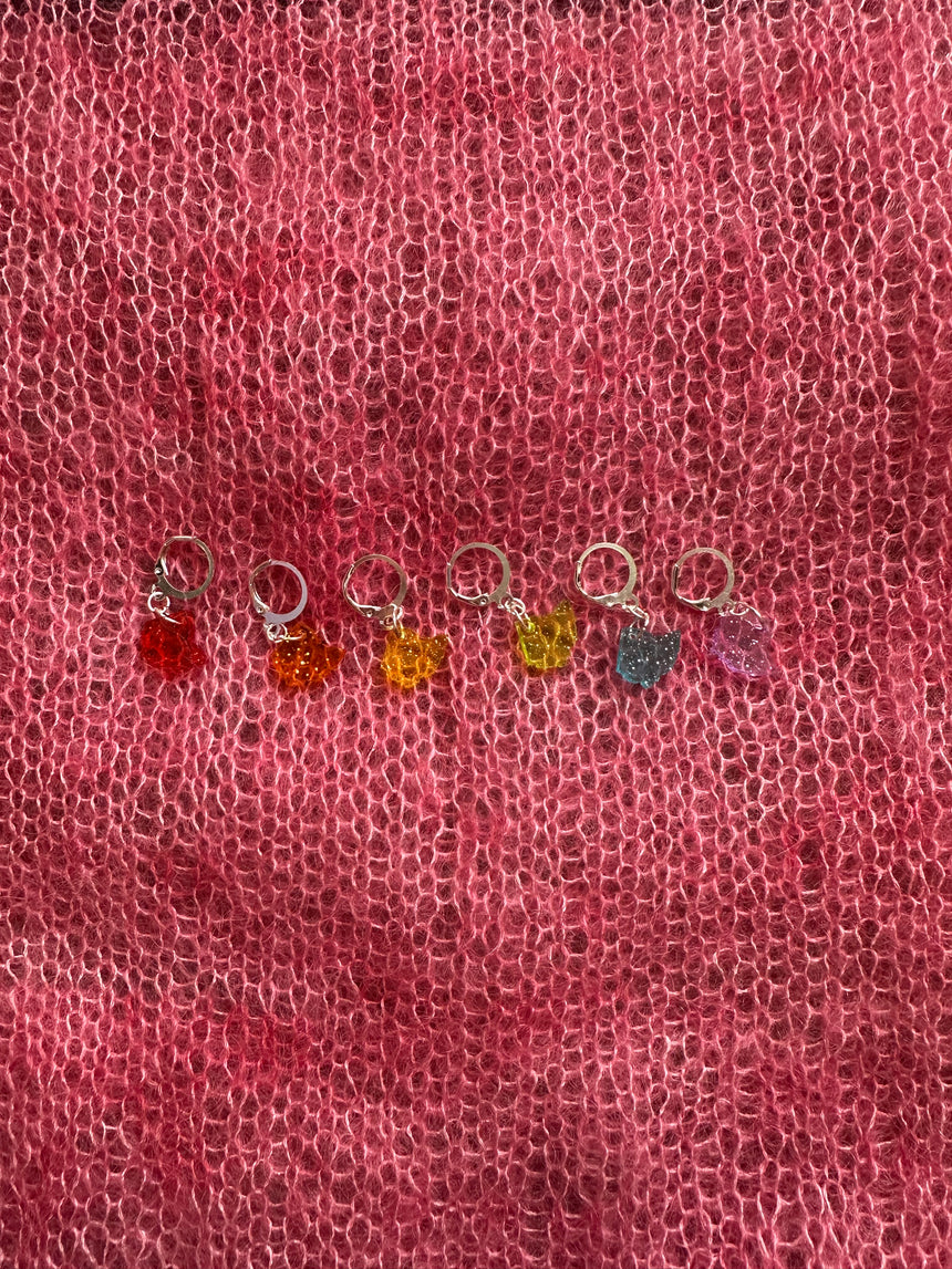 RainbOhio Stitch Markers