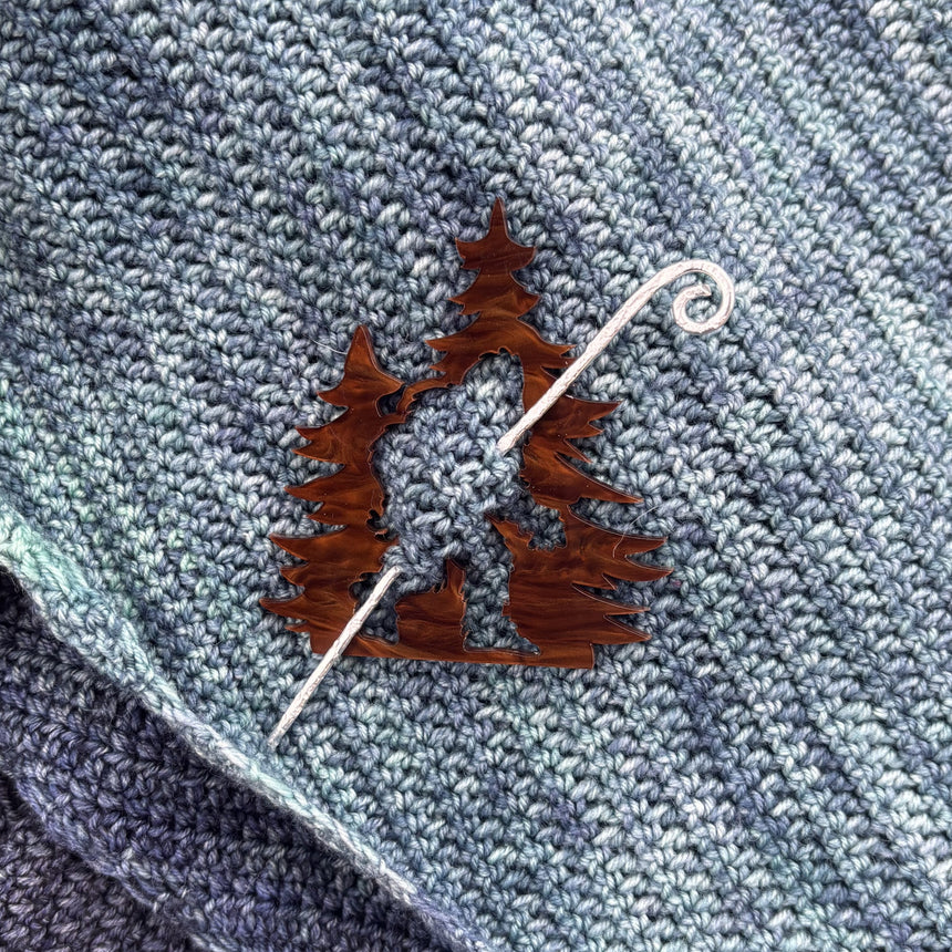 Bigfoot Shawl Pin