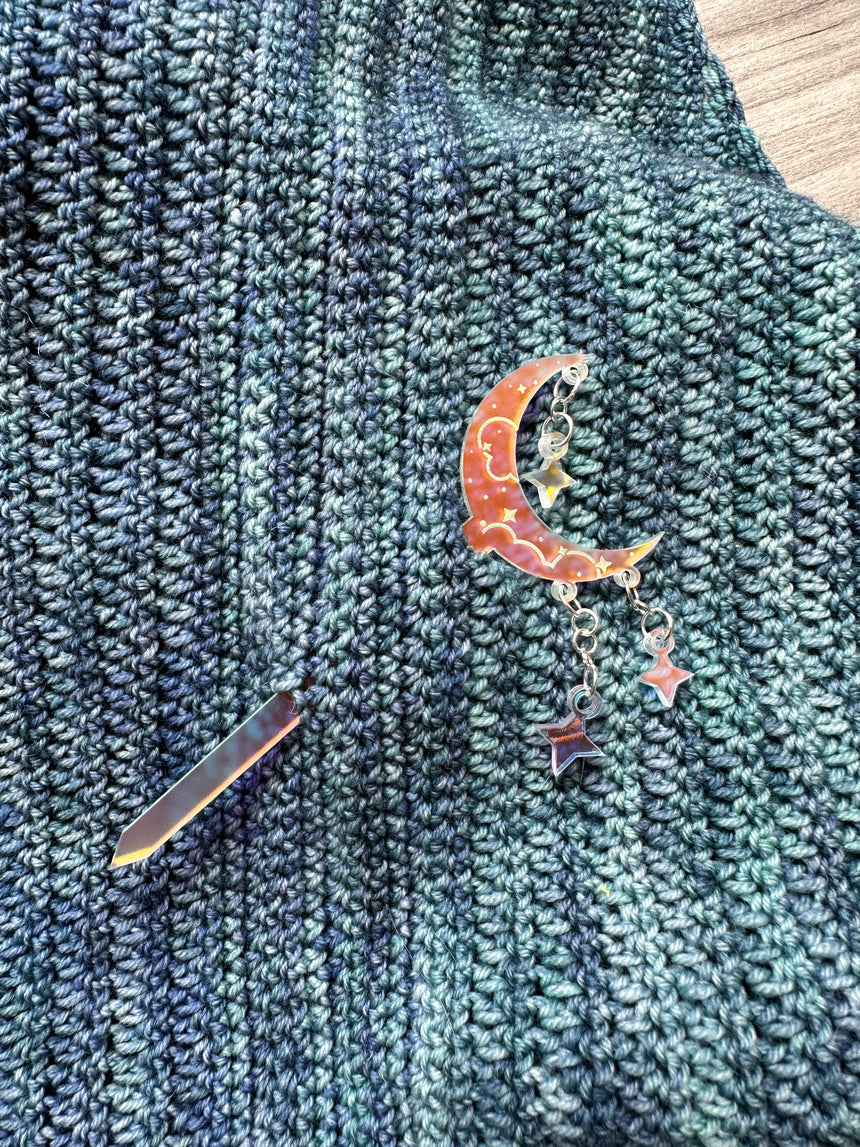 Moon Shawl Pin