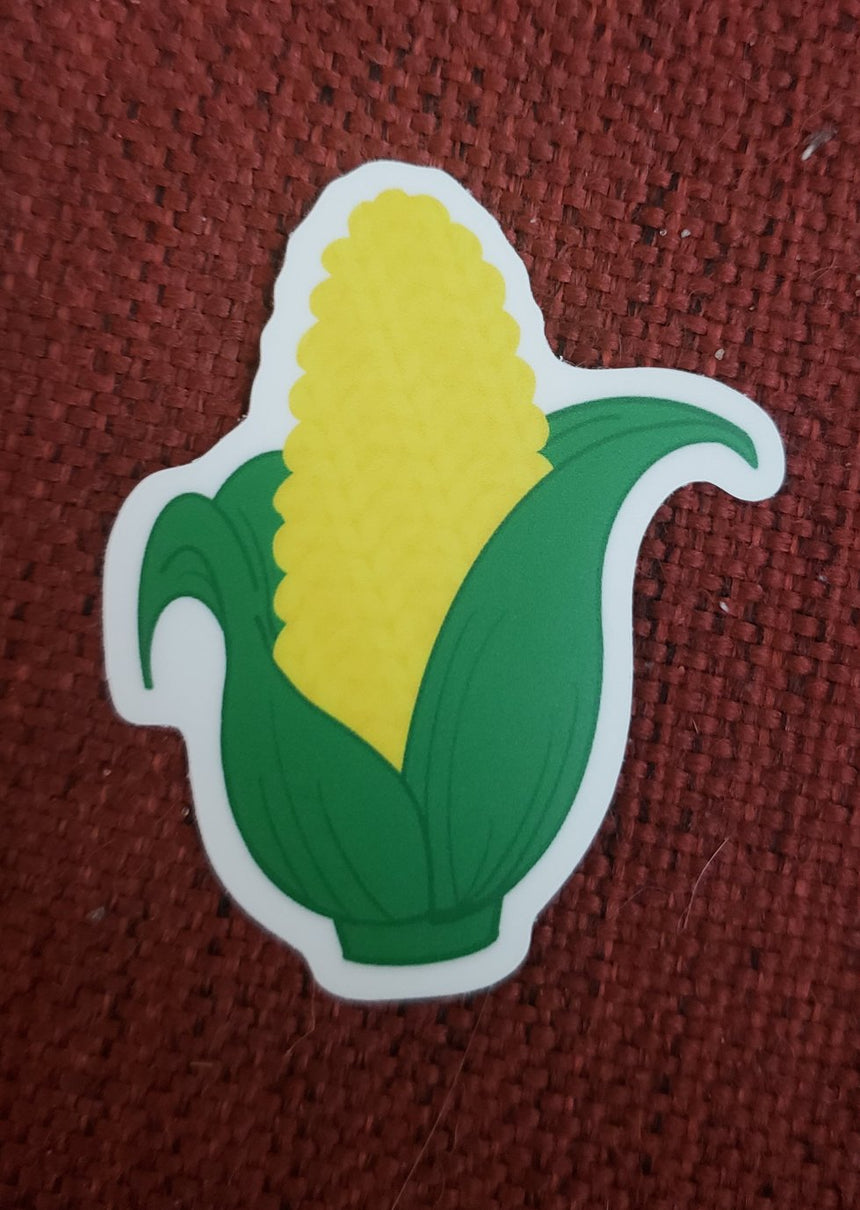 Knitted Corn Sticker