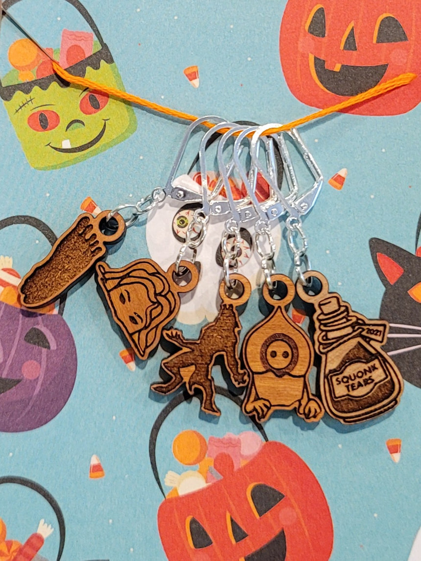 Cryptid Stitch Markers