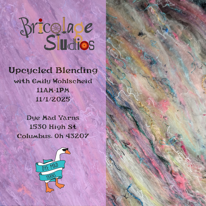 Upcycled Blends with Bricolage Studios - 11/1