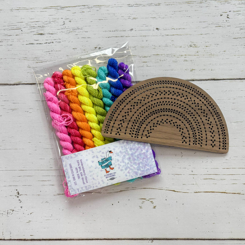 Pride Rainbow Embroidery Kit