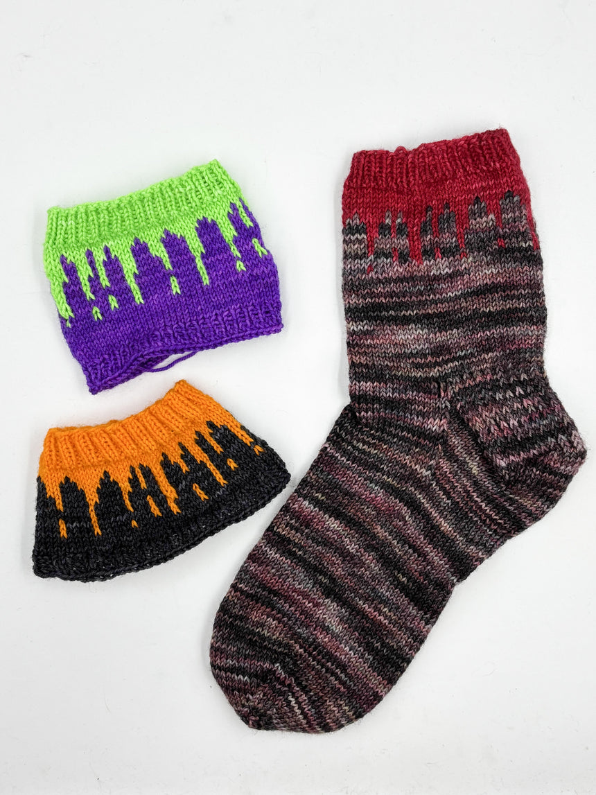 Monster Blood Sock Pattern