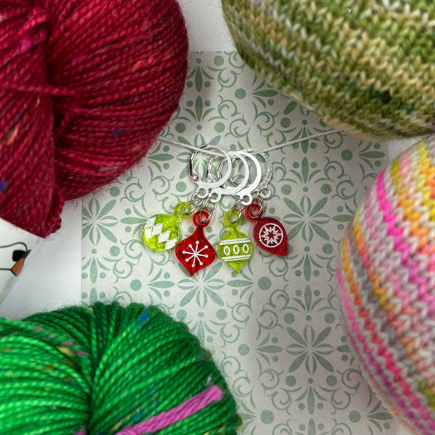 Vintage Ornaments Stitch Markers