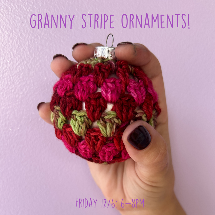 Granny Stripe Ornament Class