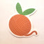 Orange You Glad Sticker