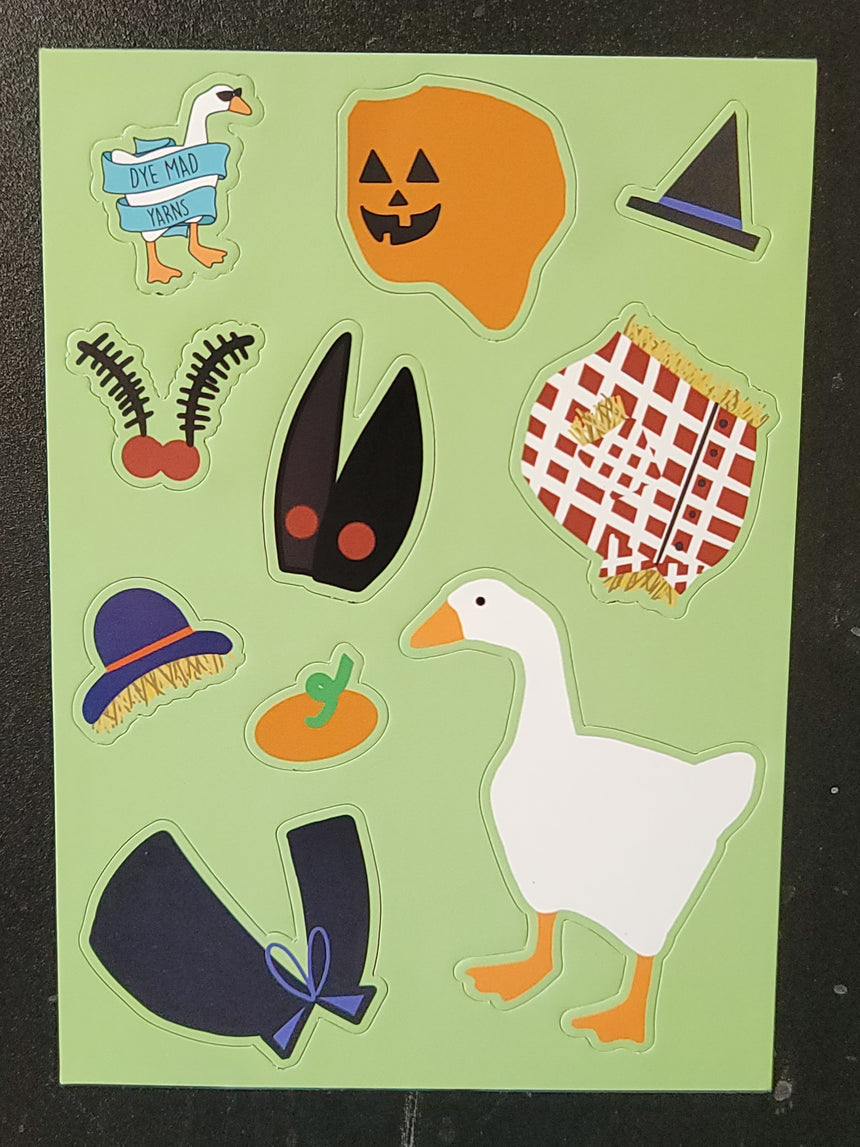 Porch Goose Magnet Sheet Halloween Expansion – Dye Mad Yarns